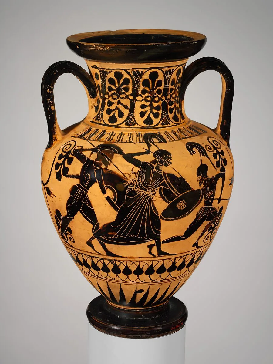 Terracotta neck-amphora (jar) — Unknown