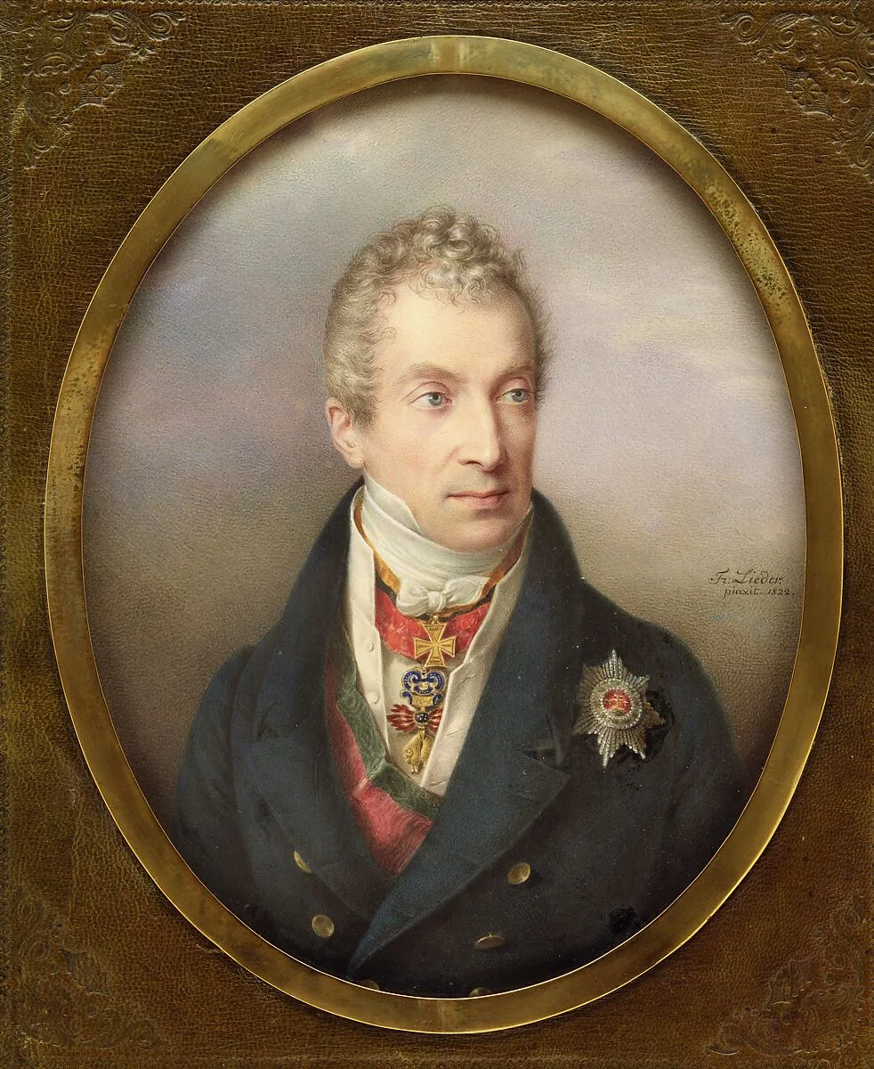 Prince Klemens Wenzel Lothar von Metternich (1773–1859) — Friedrich Johann Gottlieb Lieder