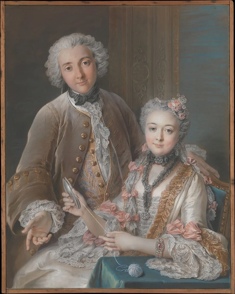 François de Jullienne (1722–1754) and Marie Élisabeth de Jullienne (Marie Élisabeth de Séré de Rieux, 1724–1795) — Charles Antoine Coypel