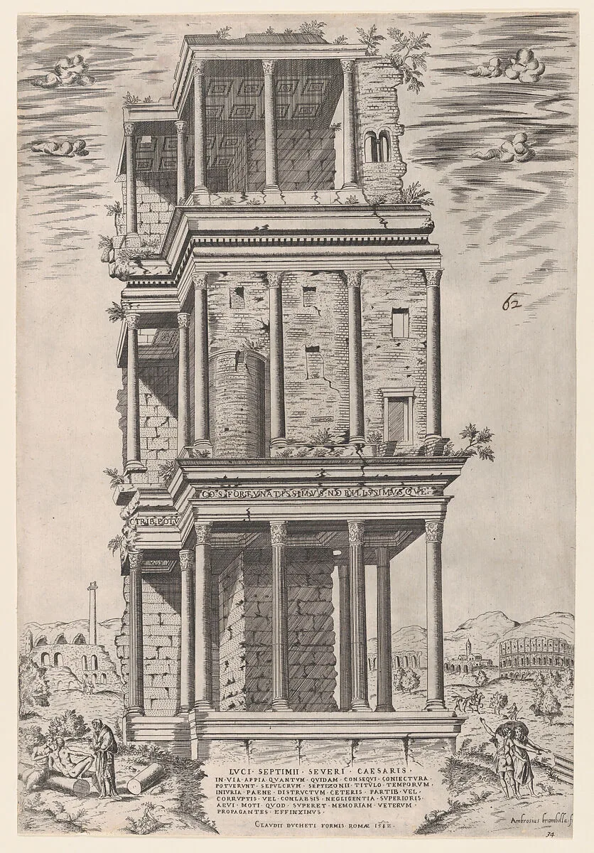 Speculum Romanae Magnificentiae: The Septizodium — Giovanni Ambrogio Brambilla|Claudio Duchetti
