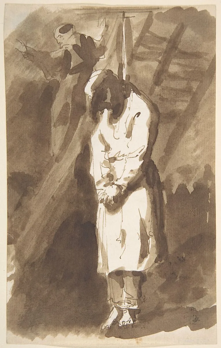Hanged Man — Goya (Francisco de Goya y Lucientes)