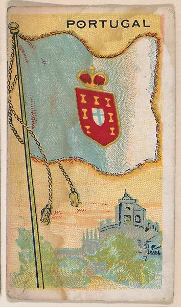 Portugal, bakery card from the Flags series (D34), issued by the Ward-Mackey Company — Ward-Mackey Company