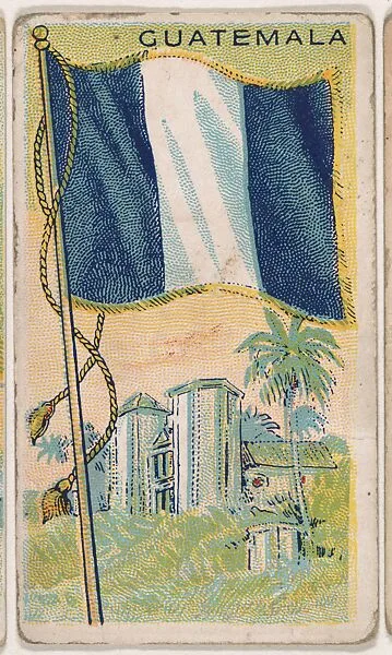 Guatemala, bakery card from the Flags series (D34), issued by the Ward-Mackey Company — Ward-Mackey Company