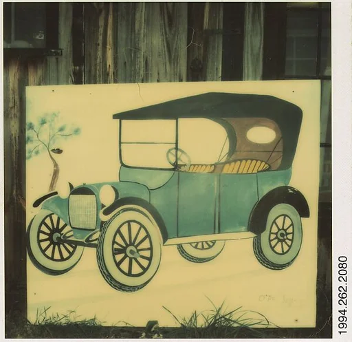 [Hand-Painted Sign of Model T Ford, Old Lyme, Connecticut]