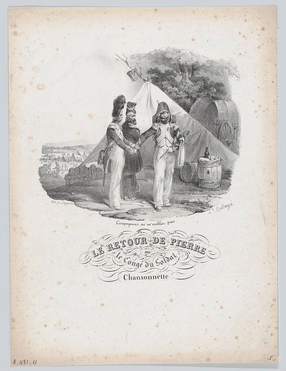 Pierre's Return or The Soldier's Vacation — Langlumé|Hippolyte Bellangé