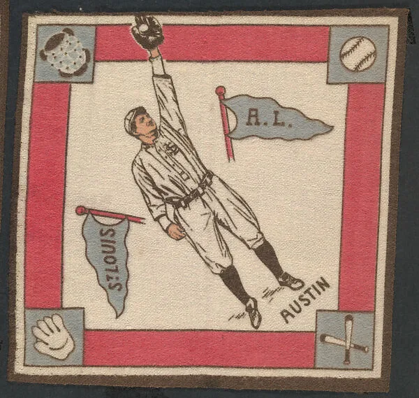 Jimmy Austin, St. Louis, American League from Baseball Players Felt Blanket series (B18) — Unknown