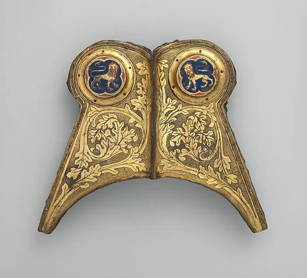 Pommel Plate for a Saddle in the Style of the Late Middles Ages — Louis Marcy (Luigi Parmeggiani)|Henri Husson
