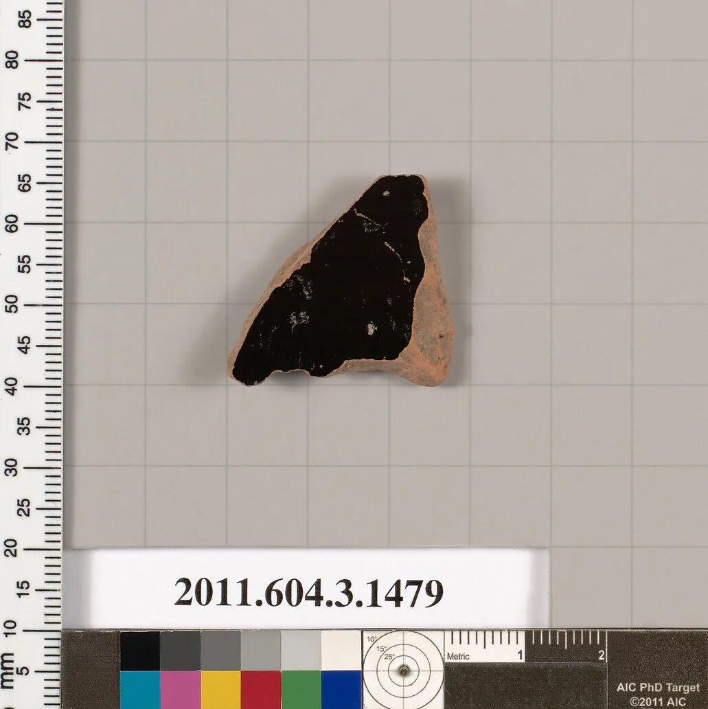 Terracotta fragment of a skyphos (deep drinking cup) — Unknown