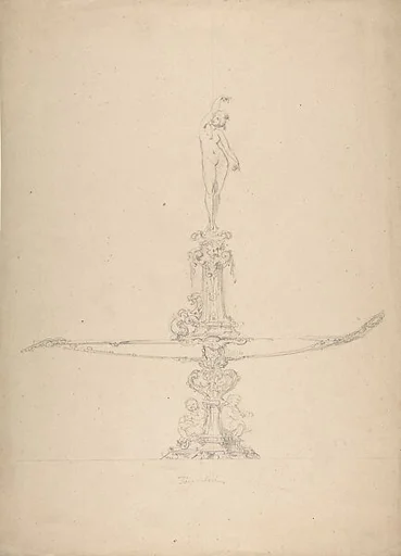 Design for a serving dish from the Workshop of Froment-Meurice