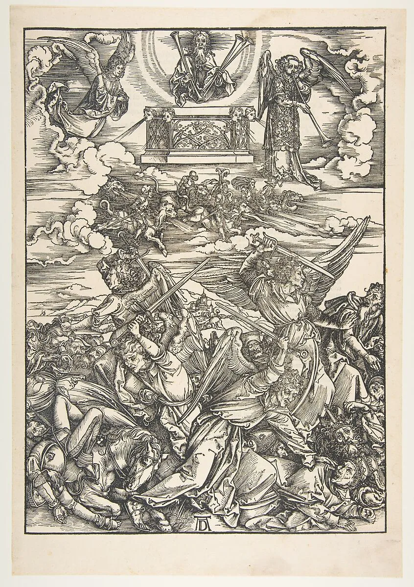 The Four Avenging Angels, from "The Apocalypse" — Albrecht Dürer