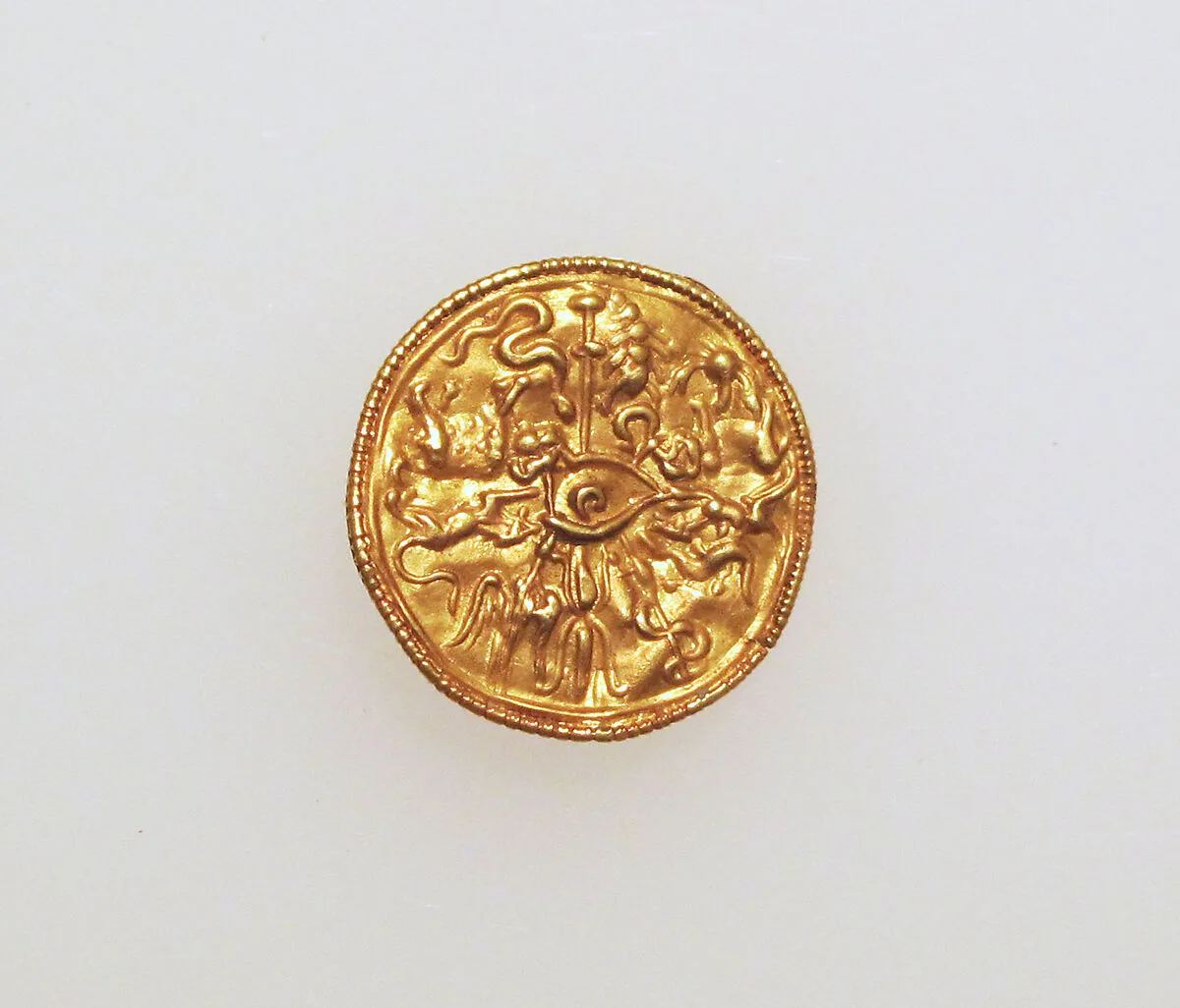 Roundel, disk with magical symbols — Unknown