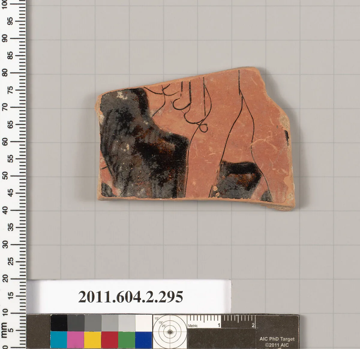 Terracotta fragment of a column-krater (bowl for mixing wine and water) — Unknown