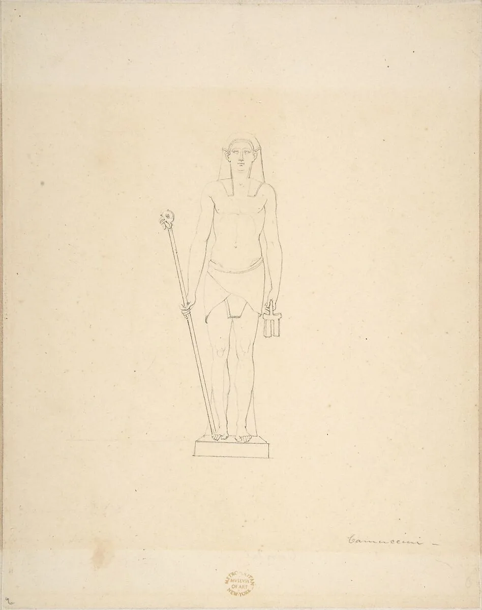 Standing Egyptian Figure — Vincenzo Camuccini
