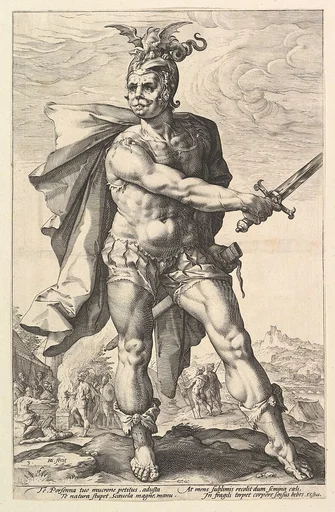 Mucius Scaevola, from "The Roman Heroes"