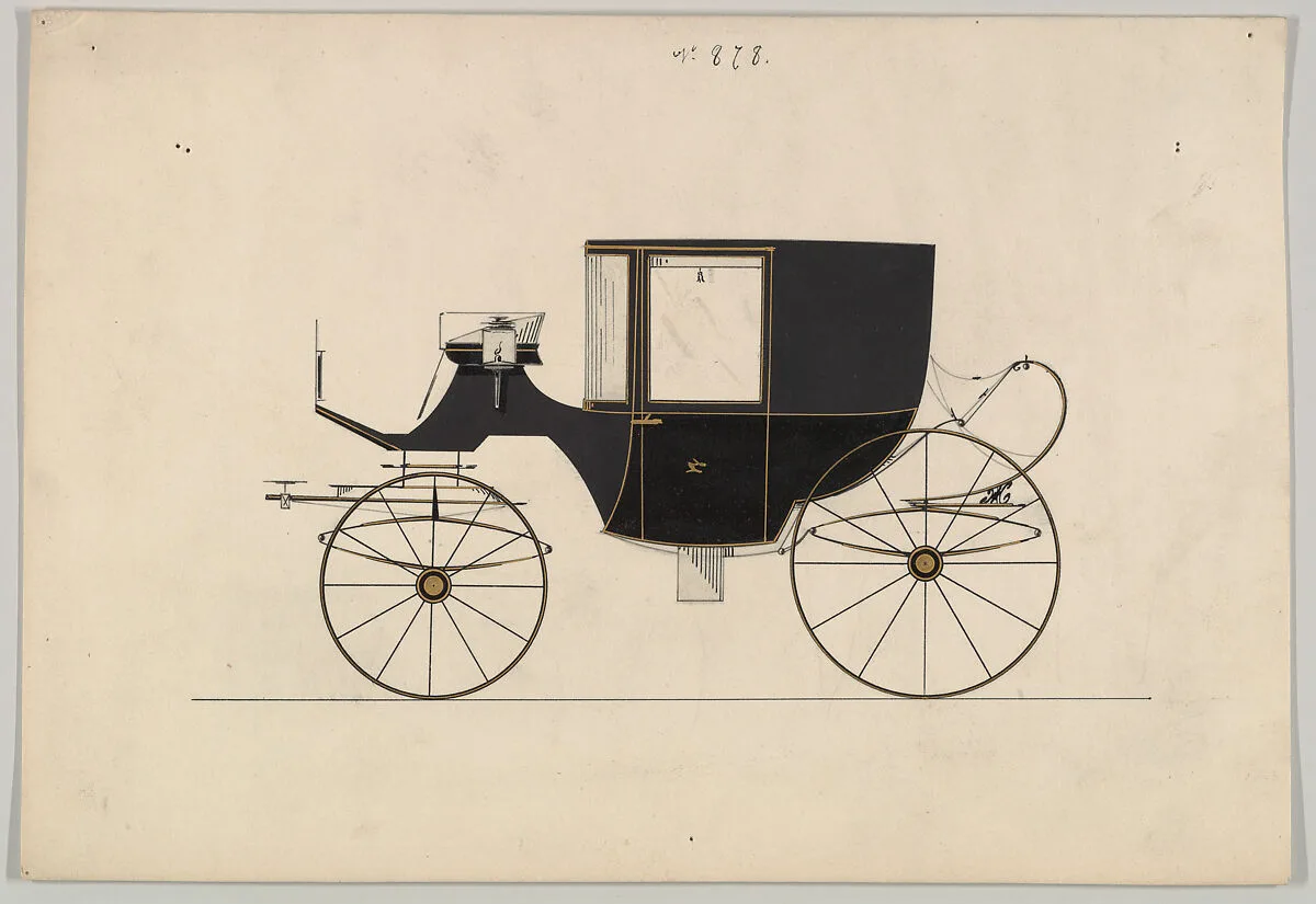 Design for Coupé, no. 878 — Brewster & Co.