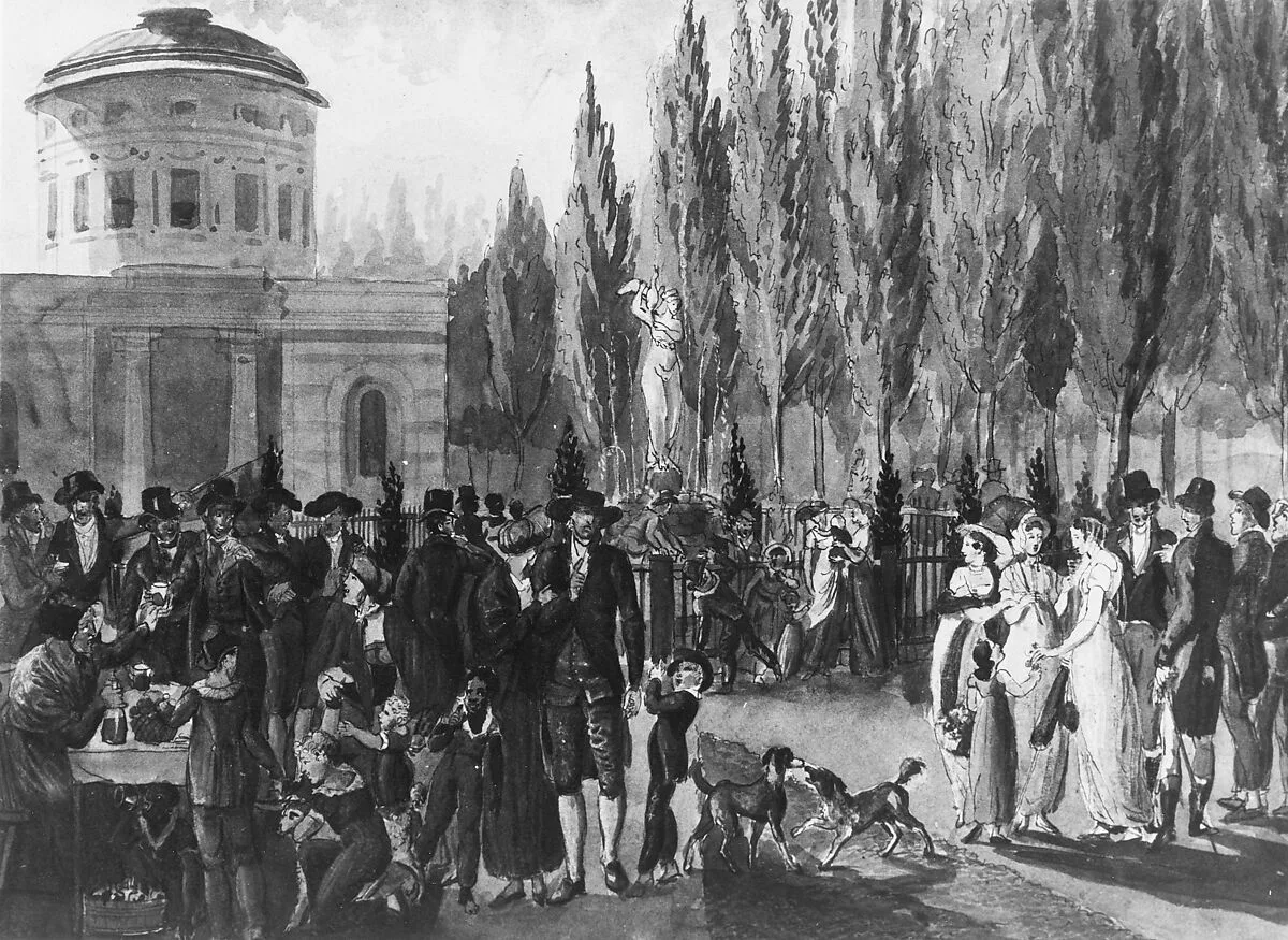 Fourth of July in Centre Square, Philadelphia — Pavel Petrovich Svinin|John Lewis Krimmel