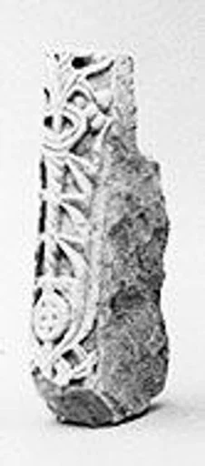 Fragment of Molding with a Vegetal Motif Departing from a Round Element
