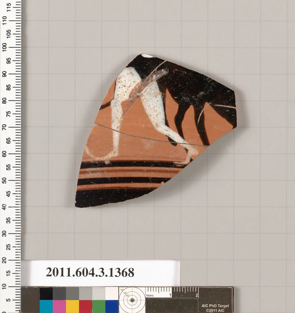 Terracotta fragment of a skyphos (deep drinking cup) — Unknown