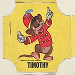 Timothy, from the Disney Cartoon Characters bread end labels series (D290-6) — Walt Disney Productions