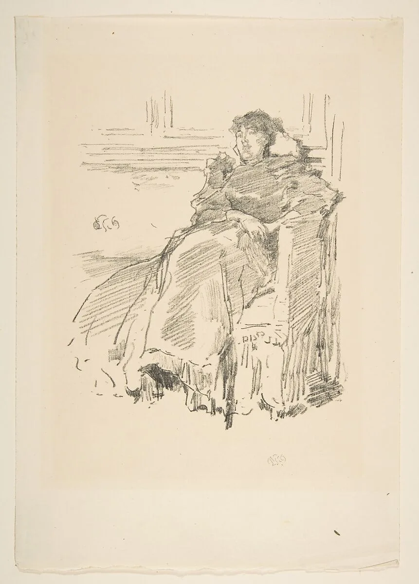 La Robe Rouge — James McNeill Whistler