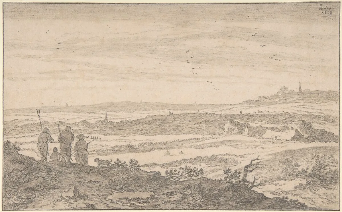 Landscape with Figures — Pieter de Molijn