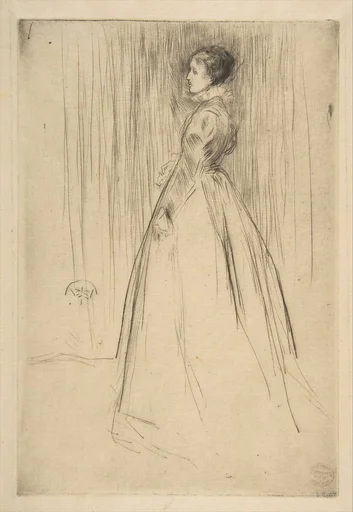 The Velvet Dress (Mrs. Leyland)