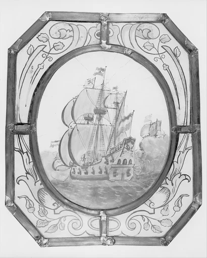 Battle with two warships