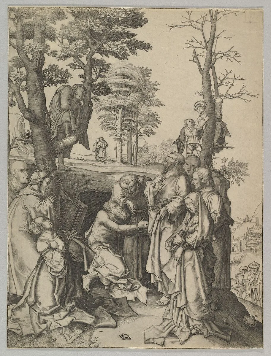 The Raising of Lazarus (copy) — Lucas van Leyden