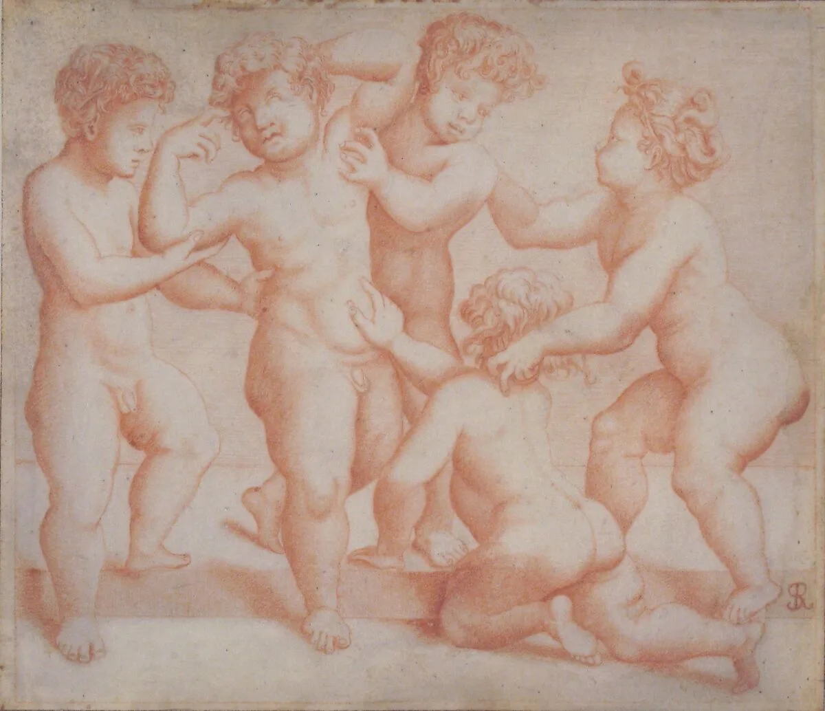 Frieze of Five Putti — Marco Dente