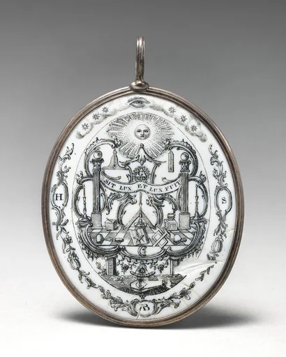Pendant with Masonic symbols