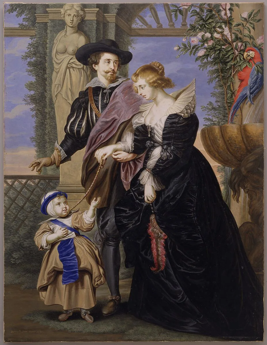 Copy after "Rubens, Helena Fourment (1614–1673), and Their Son Frans (1633–1678)" — Bernard Lens