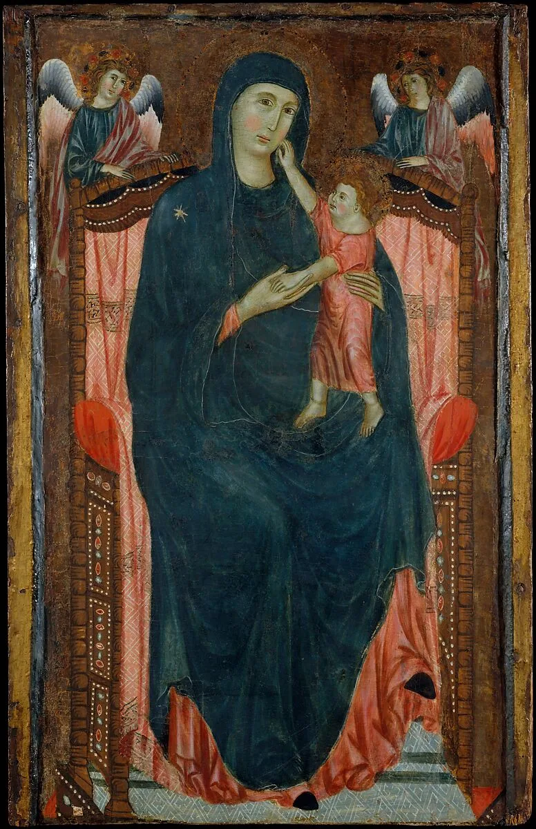 Madonna and Child Enthroned with Angels — Master of Varlungo