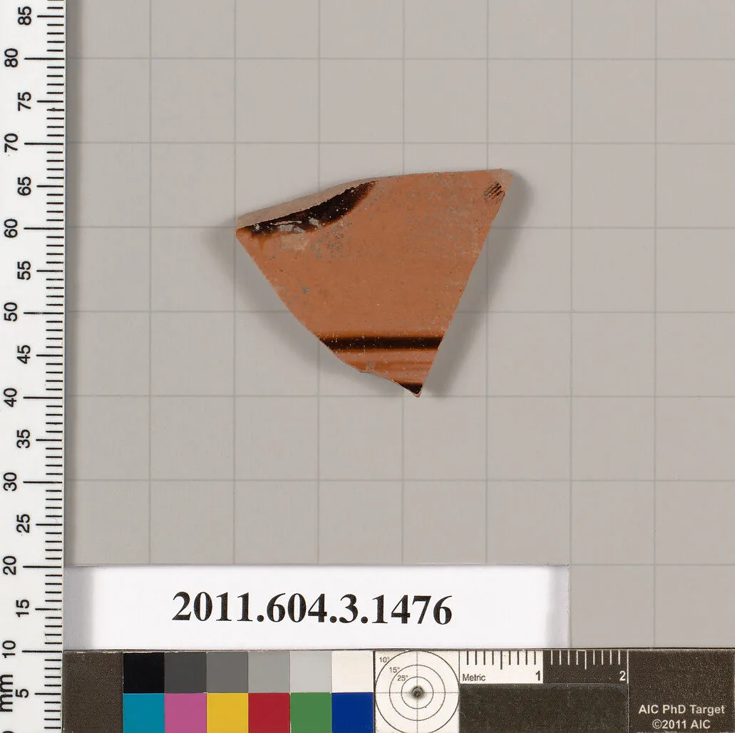 Terracotta fragment of a skyphos (deep drinking cup) — Unknown