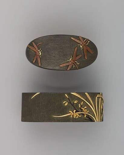 Sword-Hilt Collar and Pommel (Fuchigashira)