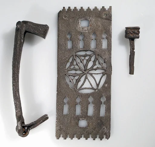 Door Knocker with Plate and Nail