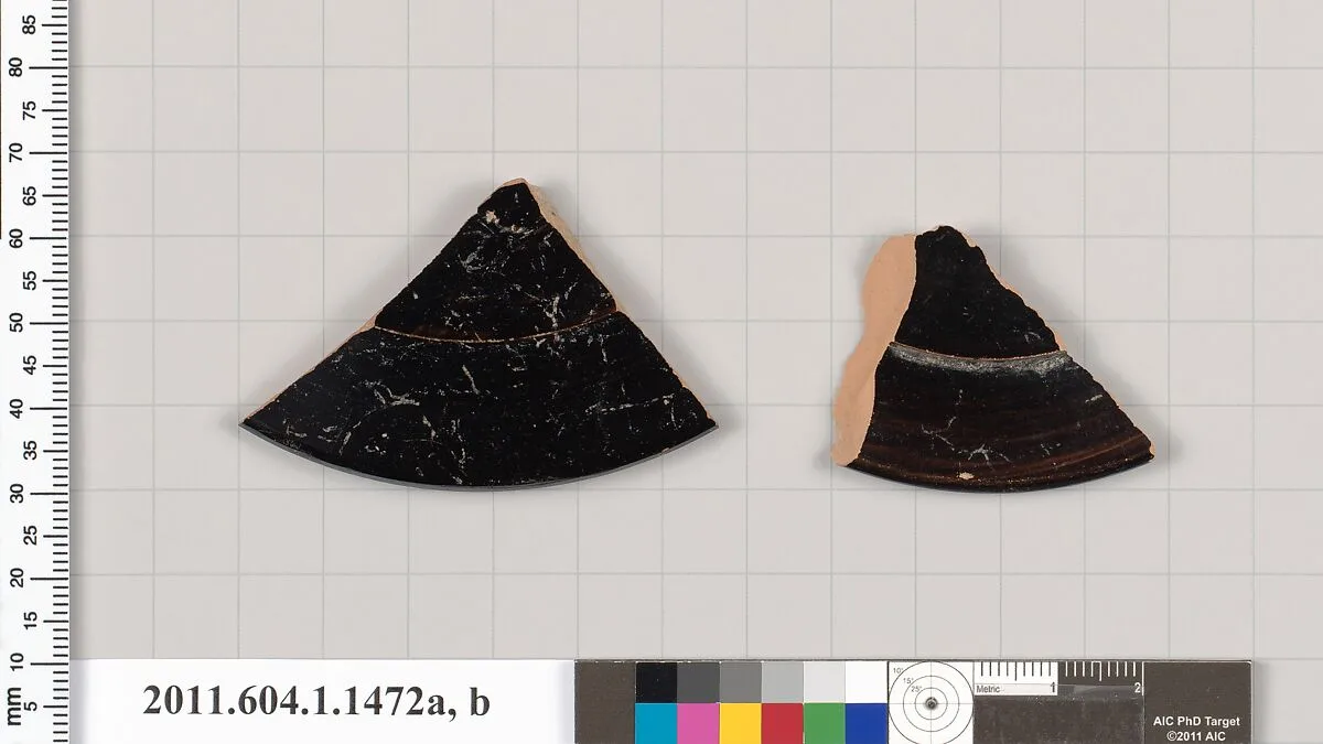 Terracotta fragments of kylikes (drinking cups) — Unknown