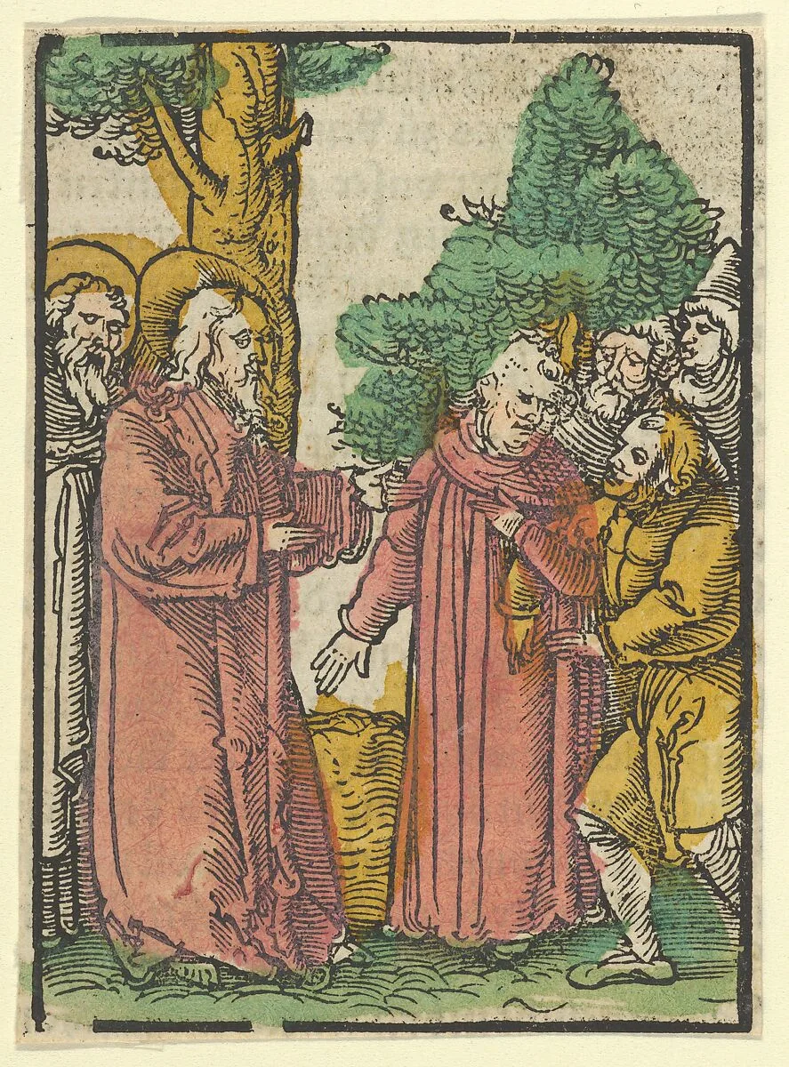 Christ Healing the Deaf-Mute, from Das Plenarium — Hans Schäufelein|Adam Petri