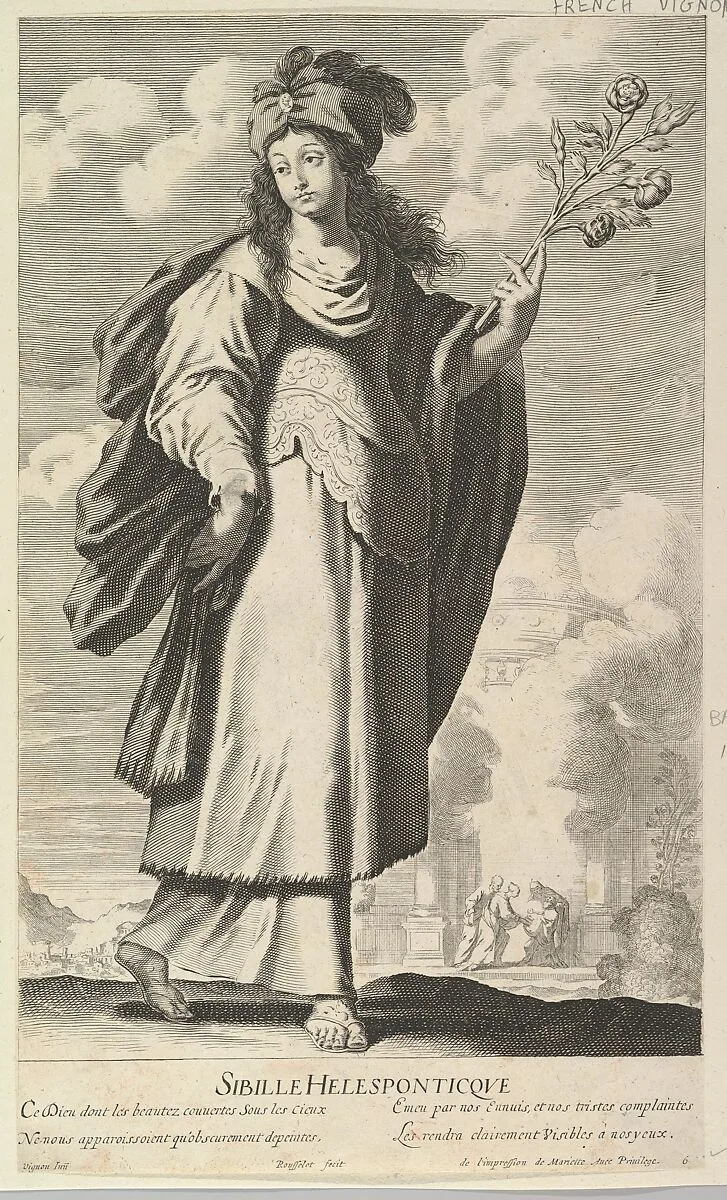 Sibylle Hellespontique — Abraham Bosse|Pierre Mariette|Gilles Rousselet|Claude Vignon