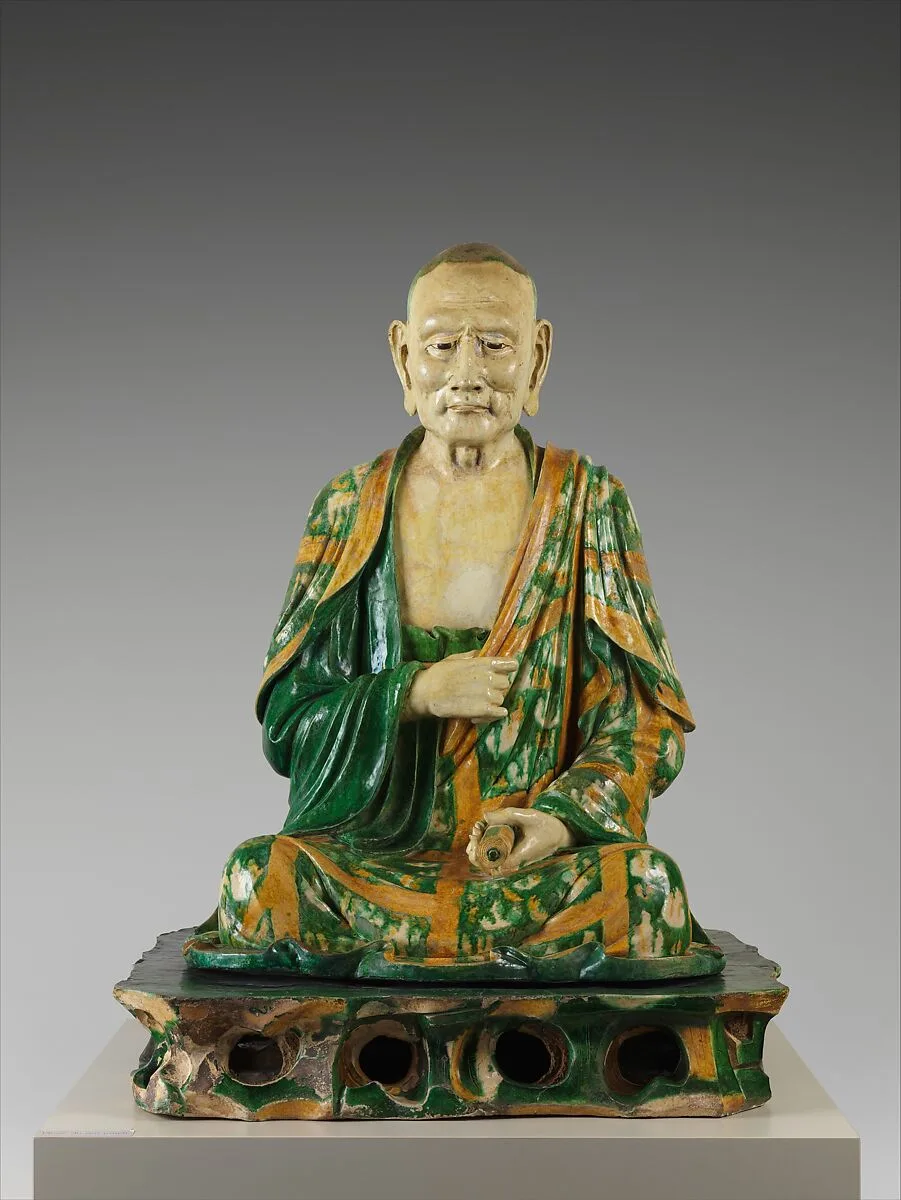 遼 三彩羅漢像|Arhat (Luohan) — Unknown