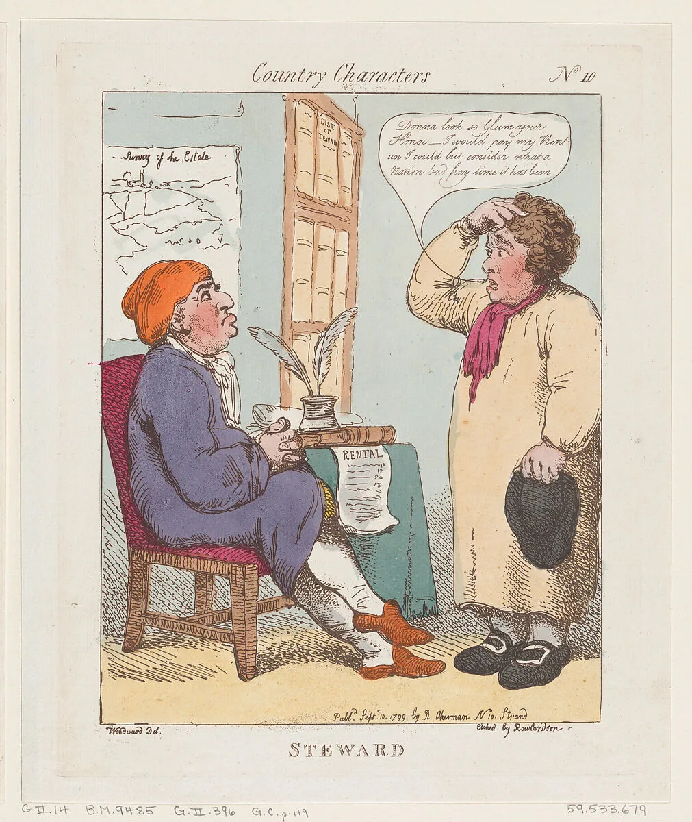 Steward — George Murgatroyd Woodward|Thomas Rowlandson|Rudolph Ackermann, London