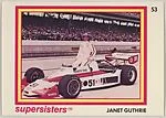 Janet Guthrie, Supersisters No. 53 — Supersisters Inc.