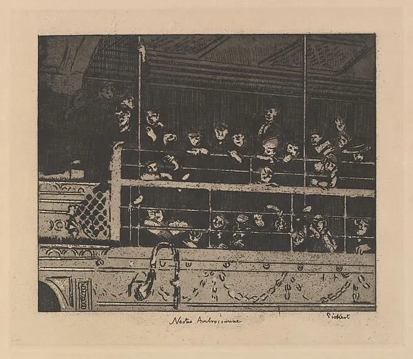 Noctes Ambrosianae — Walter Richard Sickert