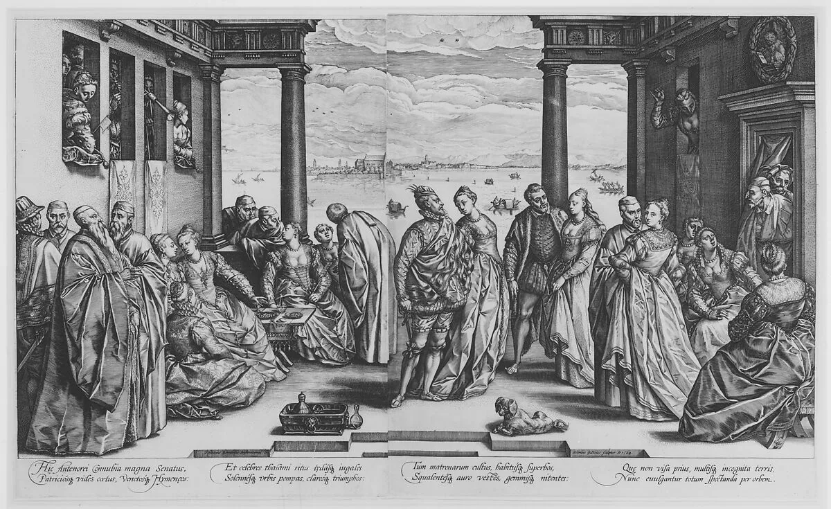 The Venetian Wedding — Hendrick Goltzius