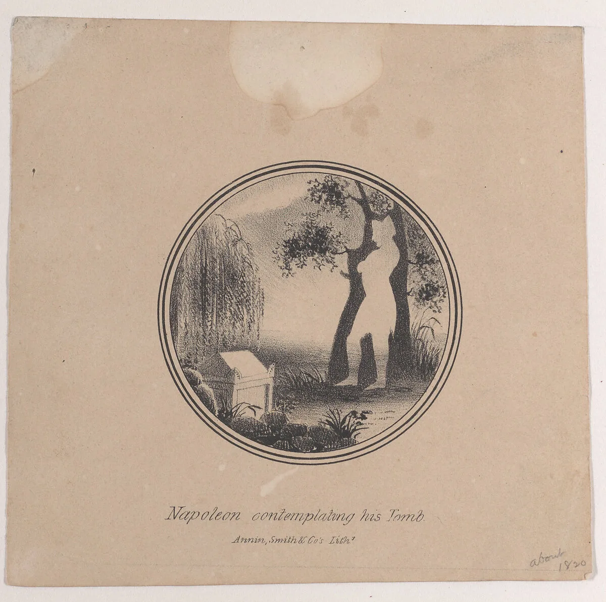 Hidden silhouette of Napoleon contemplating his tomb — Annin & Smith|Napoléon Bonaparte