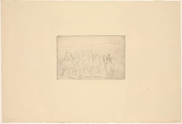 The Watering Place — Pablo Picasso|Louis Fort|Ambroise Vollard