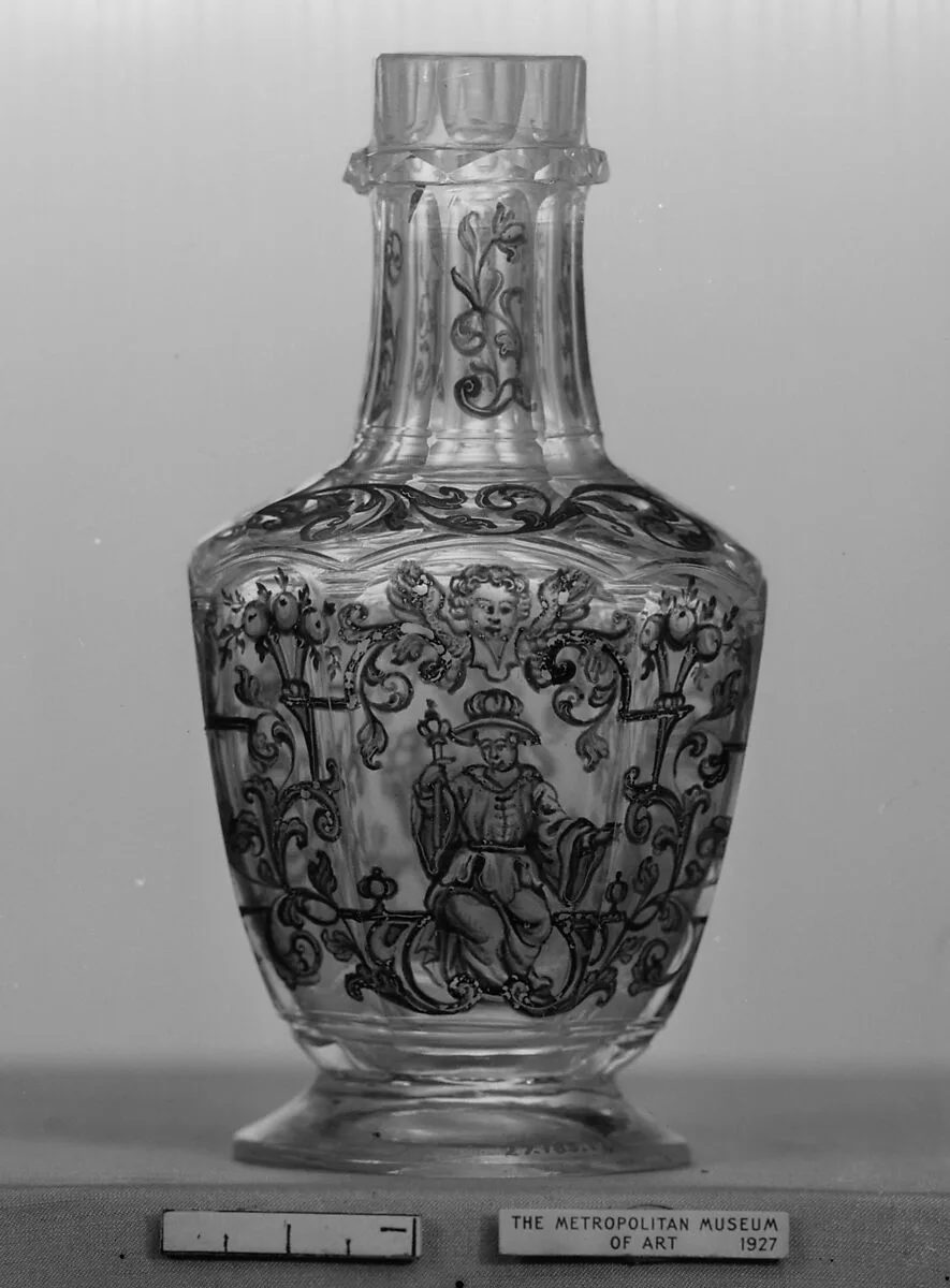 Strapwork and rinceaux with Chinoiserie figures — Ignaz Preissler