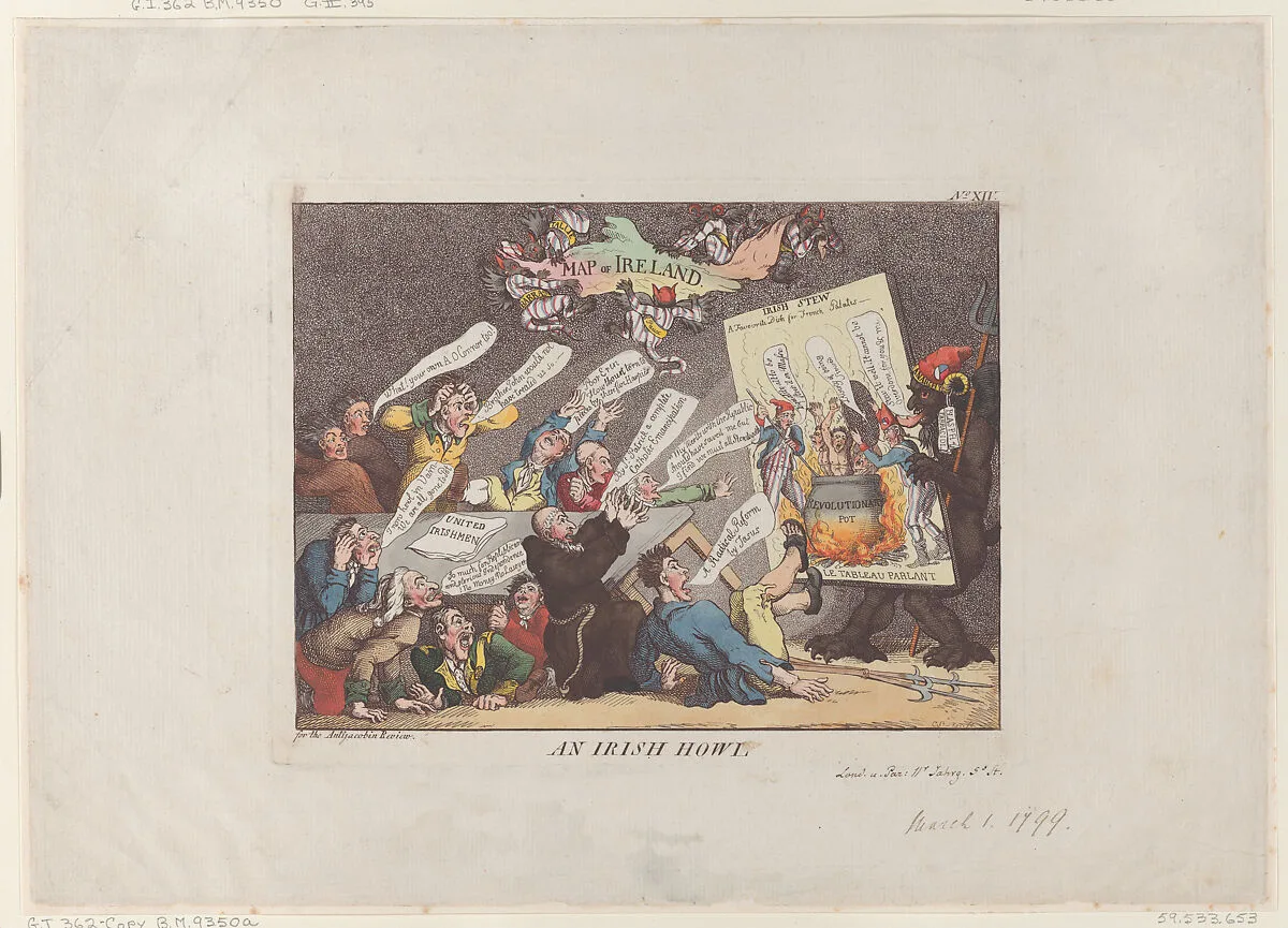 An Irish Howl — Thomas Rowlandson