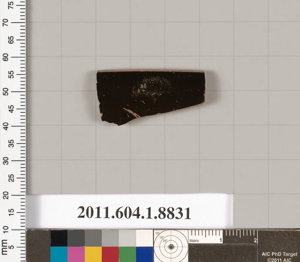 Terracotta rim fragment of a kylix (drinking cup) — Unknown