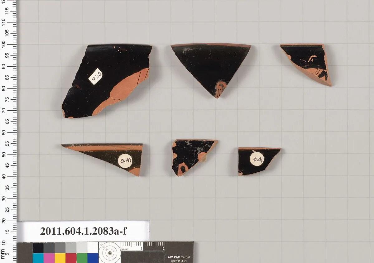 Terracotta rim fragments of kylikes (drinking cups) — Unknown