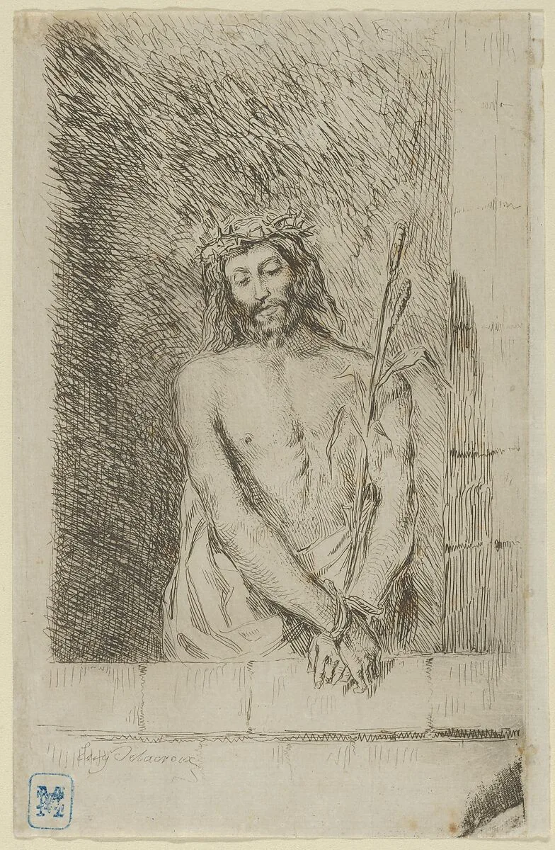 Ecce Homo (Christ with the Reed) — Eugène Delacroix